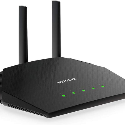 NETGEAR 4-Stream WiFi 6 Router (R6700AX) – Security Features, AX1800 Wireless Speed (Up to 1.8 Gbps), Covers up to 1,500 sq. ft., 20 devices