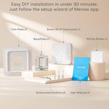 meross Smart WiFi Thermostat with Voice Control | NexOffers