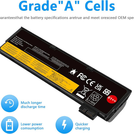 72Wh 61++ 01AV427 01AV425 Battery for Lenovo ThinkPad T480 T470 P51S P52S T570 T580 A485 A475 TP25 Series SB10K97584 SB10K97585 01AV490 01AV492 X50M08812 4X50M08812 01AV422 01AV423 01AV428