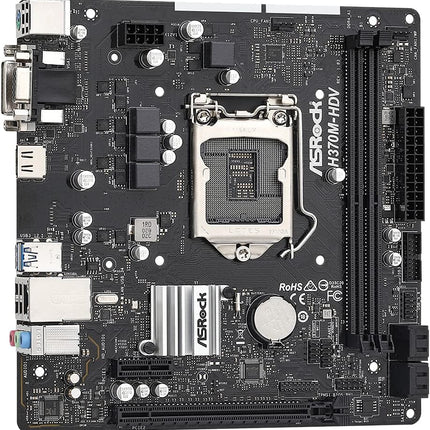 ASRock H370M-HDV Micro ATX Motherboard | NexOffers
