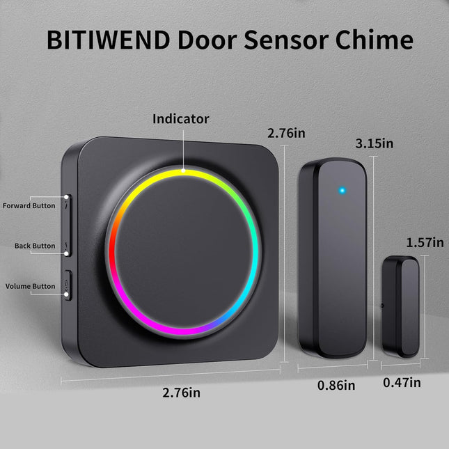 Door Chime Alarm with Sensor – 600FT Range | NexOffers