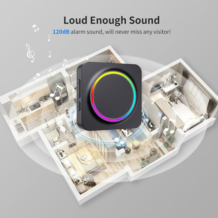 Door Chime Alarm with Sensor – 600FT Range | NexOffers