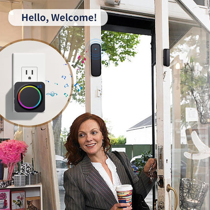 Door Chime Alarm with Sensor – 600FT Range | NexOffers