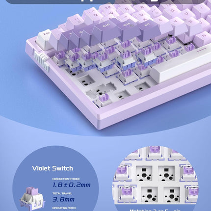 MageGee SKY81 75% Mechanical Gaming Keyboard | NexOffers