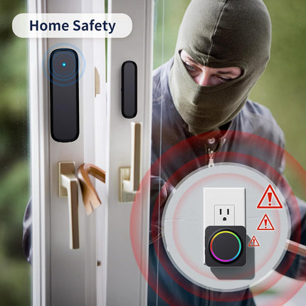 Door Chime Alarm with Sensor – 600FT Range | NexOffers
