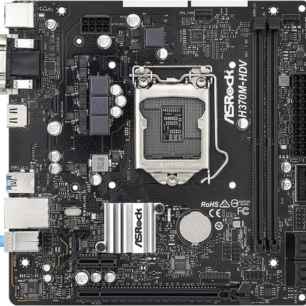 ASRock H370M-HDV Micro ATX Motherboard | NexOffers