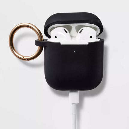 Apple AirPods (1/2 Generation) Silicone Case with Clip - heyday™