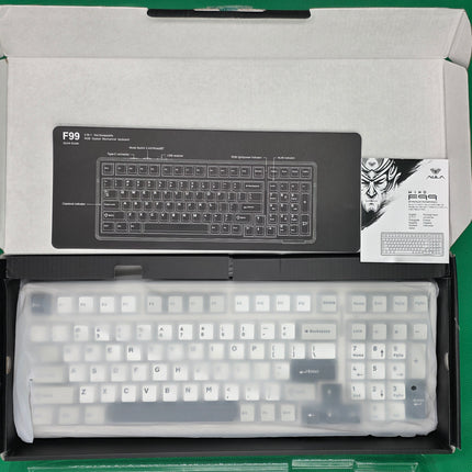 AULA F99 Wireless Mechanical Keyboard,Tri-Mode BT5.0/2.4GHz/USB-C Hot Swappable Custom Keyboard,Pre-lubed Linear Switches,RGB Backlit Computer Gaming Keyboards for PC/Tablet/PS/Xbox